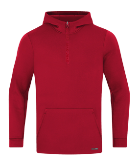 JAKO Pro Casual Kapuzenjacke Rot F141 - rot