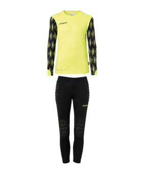 Uhlsport Reaction Torwartset Kids Gelb Schwarz F03 - gelb