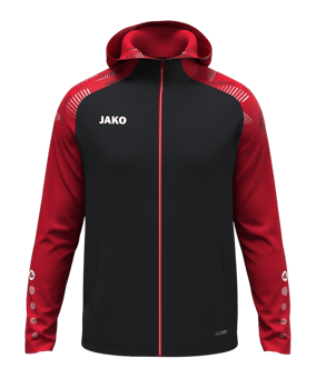 JAKO Sonic Kapuzenjacke Damen Schwarz F812 - schwarz