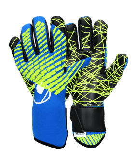 uhlsport FM Cybertec Ultragrip HN #393 Torwarthandschuhe Blau F02 - blau