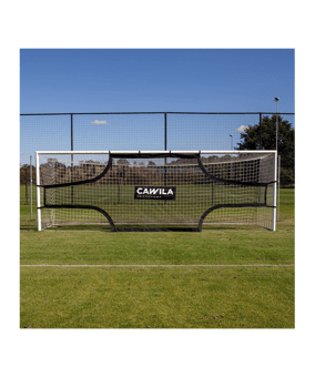 Cawila Target Netz 7,32 x 2,44 m Schwarz Weiss - schwarz
