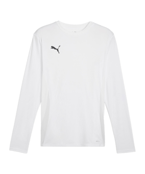 PUMA teamGOAL Trikot Langarm Weiss Schwarz F04 - weiss