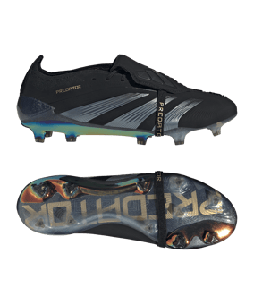 adidas Predator Elite FT FG Dark Spark Schwarz Grau - schwarz
