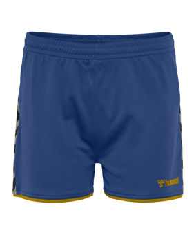 Hummel Authentic Poly Short Damen F7724 - blau