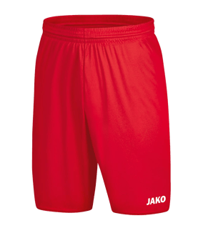 Jako Manchester 2.0 Short ohne Innenslip Damen F01 - rot