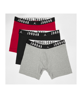 Jordan Jhm Flight Cotton Core 3Pk Boxershort Rot Fh24 - rot