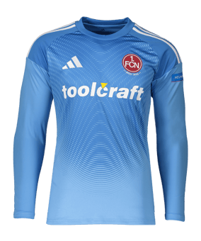 adidas 1. FC Nürnberg Torwarttrikot 2025/2026 Blau