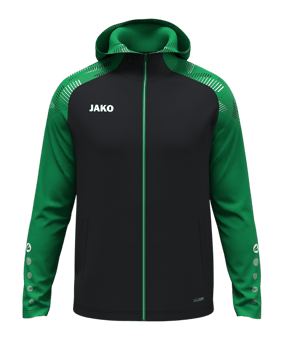 JAKO Sonic Kapuzenjacke Kids Schwarz F827 - schwarz