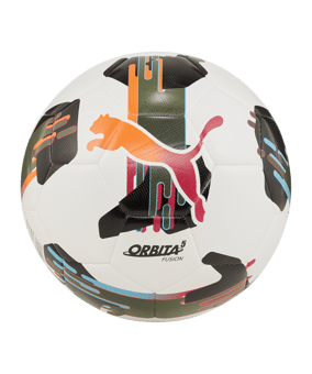 PUMA Orbita 5 Fusion Trainingsball Weiss F01 - weiss