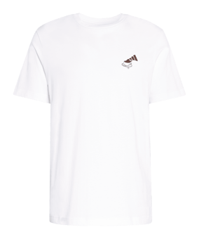 adidas Coffee Cafe Cheesecake T-Shirt Weiß White - weiss