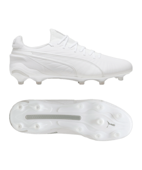 PUMA KING Ultimate FG/AG White Edition Weiss - weiss