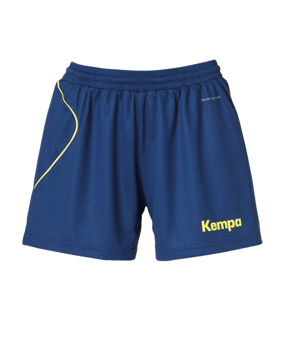 Kempa Curve Short Hose kurz Damen Blau Gelb F09 - blau