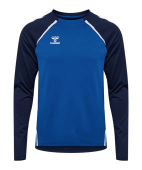 Hummel hmlLEAD 2.0 Sweatshirt Blau F8607 - blau