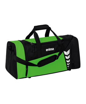 Erima Six Wings Sporttasche Gr. S Grün Schwarz - gruen