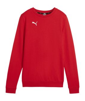 PUMA teamGOAL Casuals Sweatshirt Damen Rot F01 - rot