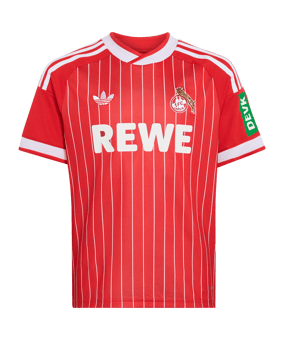 adidas 1. FC Köln Trikot Away 2026/2027 Rot - rot