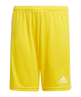 adidas Squadra 21 Short Kids Gelb Weiss - gelb