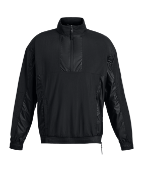 Under Armour Curry Woven HalfZip Jacke Schwarz - schwarz