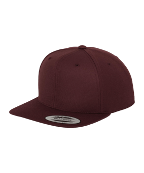 Merch Classic Snapback Cap Maroon Green - braun