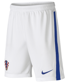 Nike Kroatien Short Home EM 2020 Kids Weiss F100 - weiss