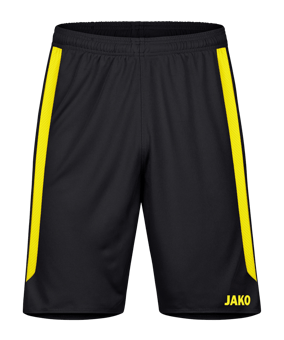 JAKO Power Short Schwarz Gelb F803 - schwarz