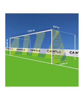 Cawila Tornetz 7,50x2,50m | Tiefe 0,8x2,0m - blau