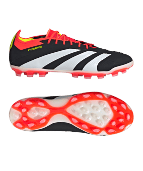adidas Predator Elite 2G/3G AG Solar Energy Schwarz Weiss Rot - schwarz
