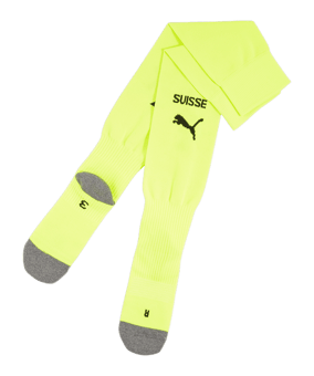 PUMA Schweiz Team Stacked Logo Stutzen EM 2024 - gelb