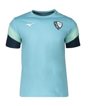 Mizuno VfL Bochum Retro Cotton T-Shirt Blau F19 - blau