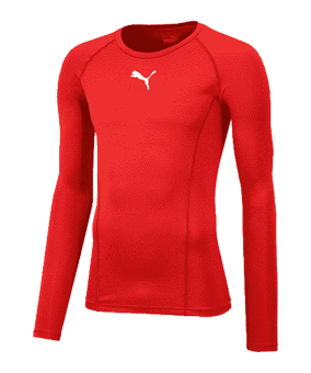PUMA LIGA Baselayer Longsleeve Rot F01 - rot