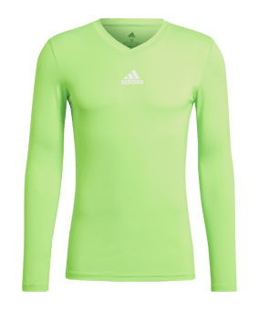 adidas Team Base Top langarm Grün - gruen