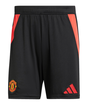 adidas Manchester United Short Home 2024/2025 Schwarz - schwarz