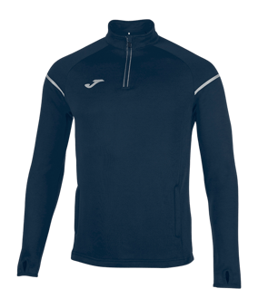 Joma Ziptop Race T-Shirt Blau - blau