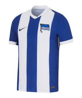 Nike Hertha BSC Berlin Trikot Home 2024/2025  Blau Weiss Schwarz F417 - blau