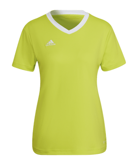 adidas Entrada 22 Trikot Damen Gelb Weiss - gruen
