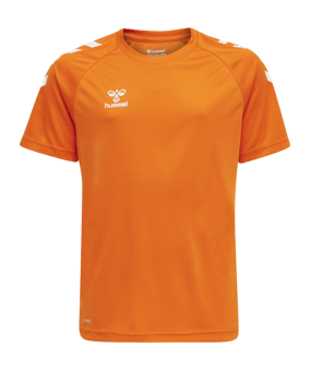 Hummel hmlCORE XK Poly T-Shirt Kids Orange F5190 - orange