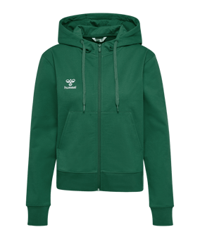 Hummel GO 2.0 Kapuzenjacke Damen Grün F6140 - gruen