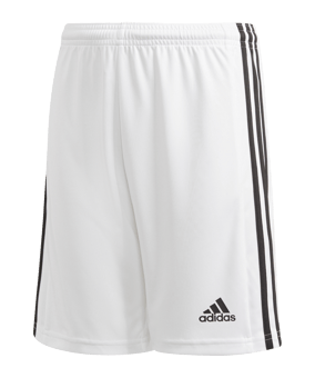 adidas Squadra 21 Short Kids Weiss Schwarz - weiss