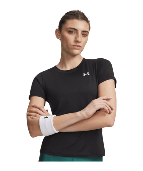 Under Armour Tech Mesh T-Shirt Damen Schwarz F001 - schwarz