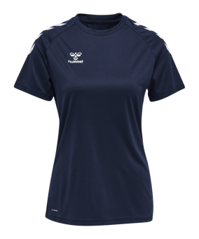 Hummel hmlCORE XK Poly T-Shirt Damen Blau F7026 - blau