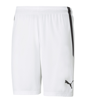 PUMA teamLIGA Short Weiss Schwarz F04 - weiss
