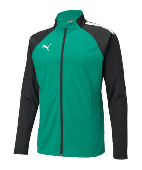 PUMA teamLIGA Trainingsjacke Grün Schwarz F05 - gruen
