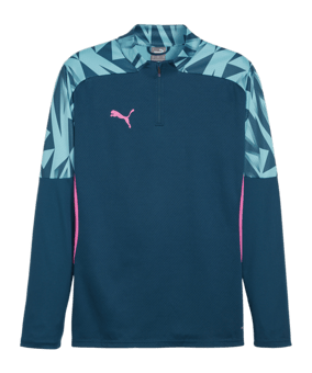 PUMA individualFINAL HalfZip Sweatshirt Grün F56 - gruen