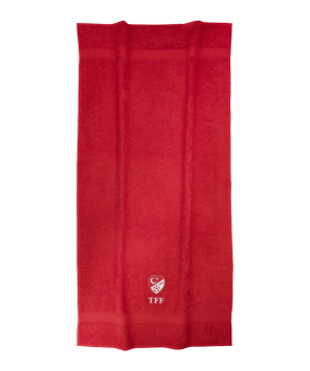 TFF Türkei Handtuch 70x140cm EM 2024 Rot - rot