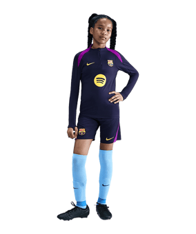 Nike FC Barcelona Drill Top Sweatshirt Kids Lila F597 - lila