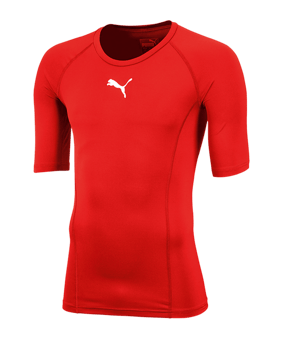 PUMA LIGA Baselayer Shortsleeve Kids Rot F01 - rot