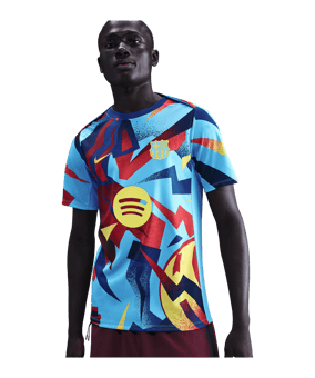 Nike FC Barcelona Academy Pro Trainingsshirt Blau F413 - blau