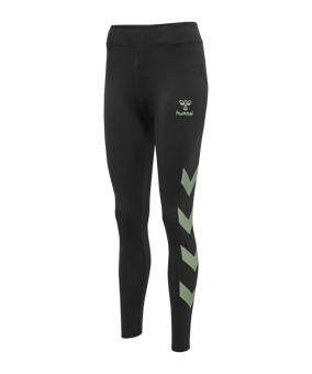Hummel hmlsommer Leggings Damen Schwarz F2116 - schwarz