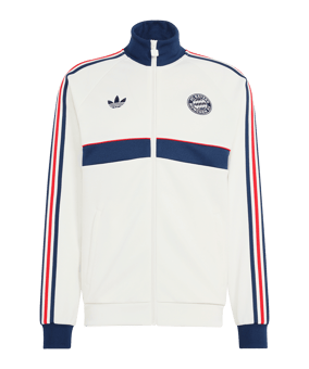 adidas Originals FC Bayern München Jacke Weiß - weiss