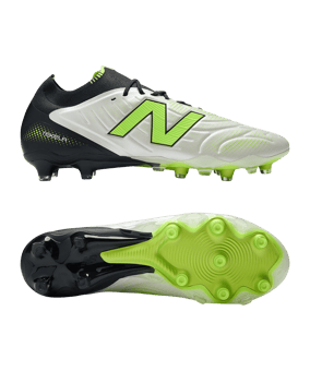 New Balance Tekela Elite Low Laced v5 FG Lime Light Weiß - weiss